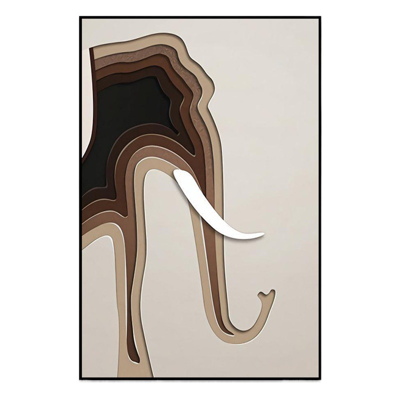 Brno luz de lujo hueco pintura pasillo pintura decorativa pared abstracta caballo sala de estar vertical de alta gama pintura real