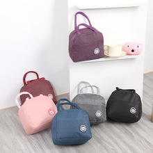 新款简约手提隔热上班族带饭保温包户外野餐便携大容量收纳袋批发