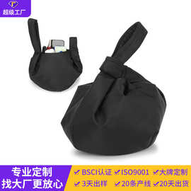 批发日式时尚套结布袋手挽手腕包遛弯手机钥匙零钱包手提百搭手拎