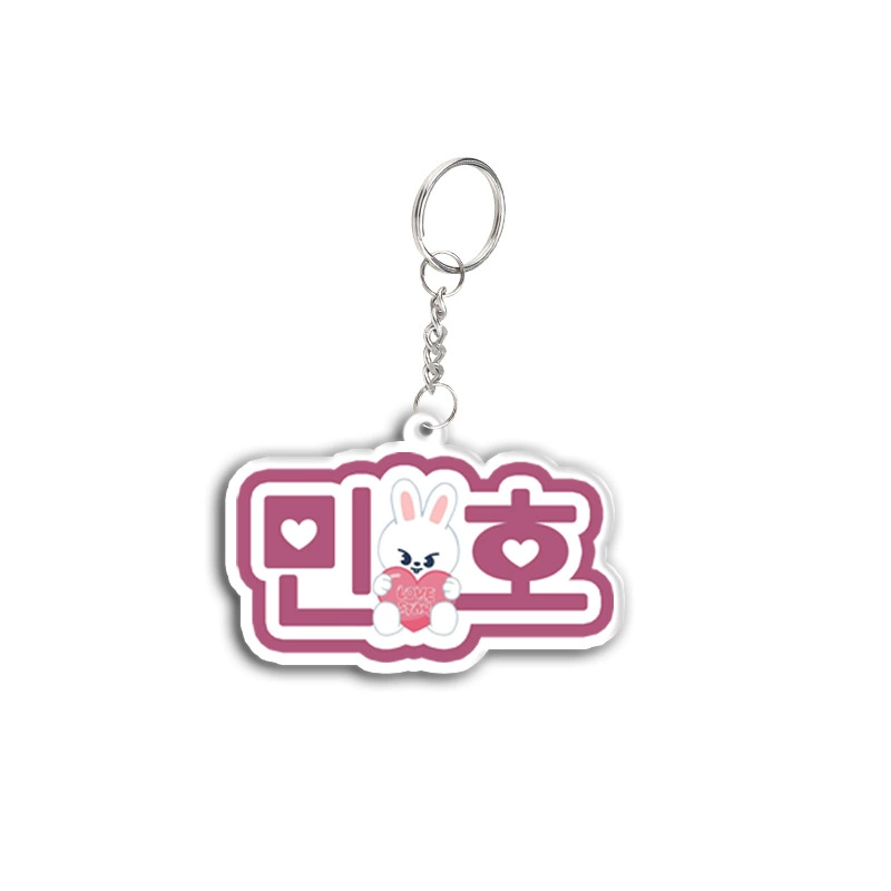 Cartoon acrylic keychain, pendant
