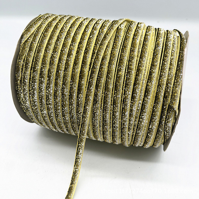 Fabricantes al por mayor 1CM hechos a mano embalaje de regalos de cinta de lana unilateral cinta de cebolla cinta de terciopelo decoración DIY