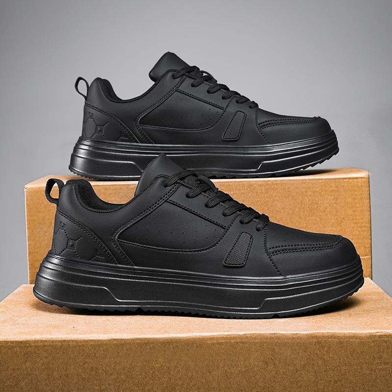 25 primavera y otoño transfronterizos ligeros antideslizantes cómodos zapatos de skate de estilo casual estudiantes pareja adolescente 48 zapatos blancos de tamaño grande