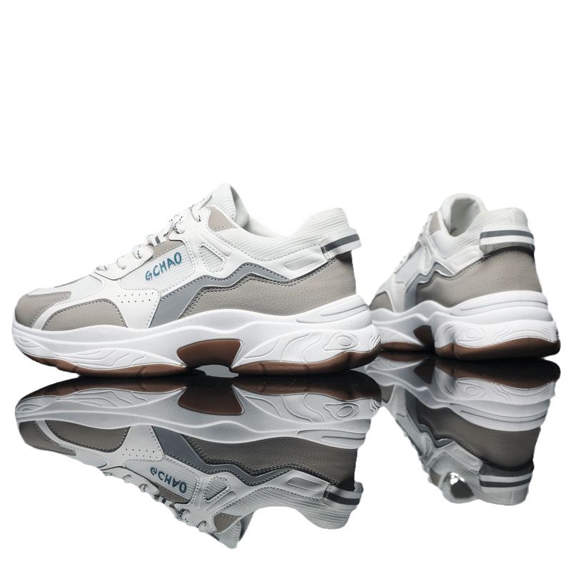 Scarpe sportive casual bianche alla moda, traspiranti, versatili, anti-odore, in maglia sottile, estive, 2024, da uomo_voghion.com