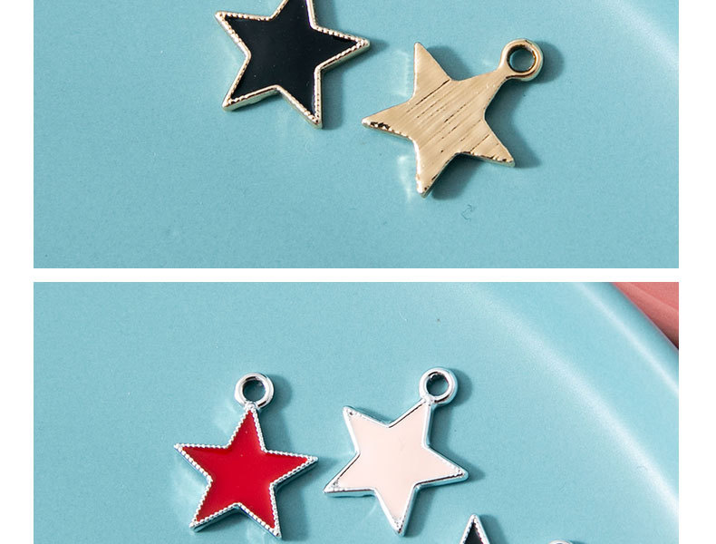 12 * 15mm Jewelry Making Size 10 PCS/Package 12 * 15mm Alloy Star Pendant
