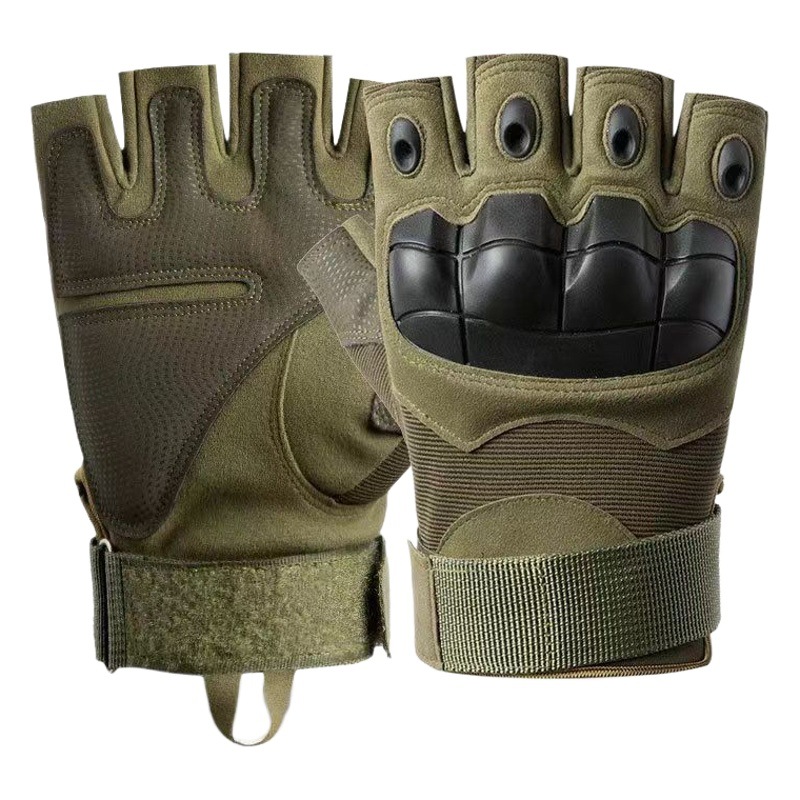 Tactical gloves men's half finger long finger sports fitness non-slip mountaineering outdoor training riding motorcycle motorcycle protection