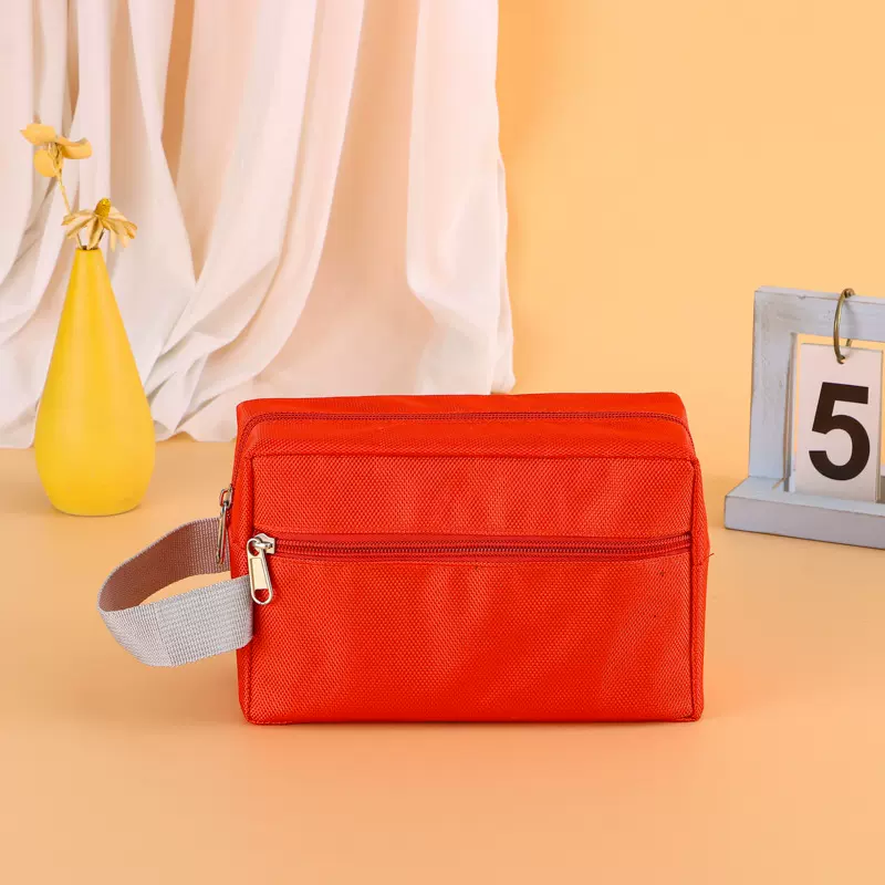 休闲化妆包定制旅行洗漱用品简约收纳包便携多功能手拿包手提袋子