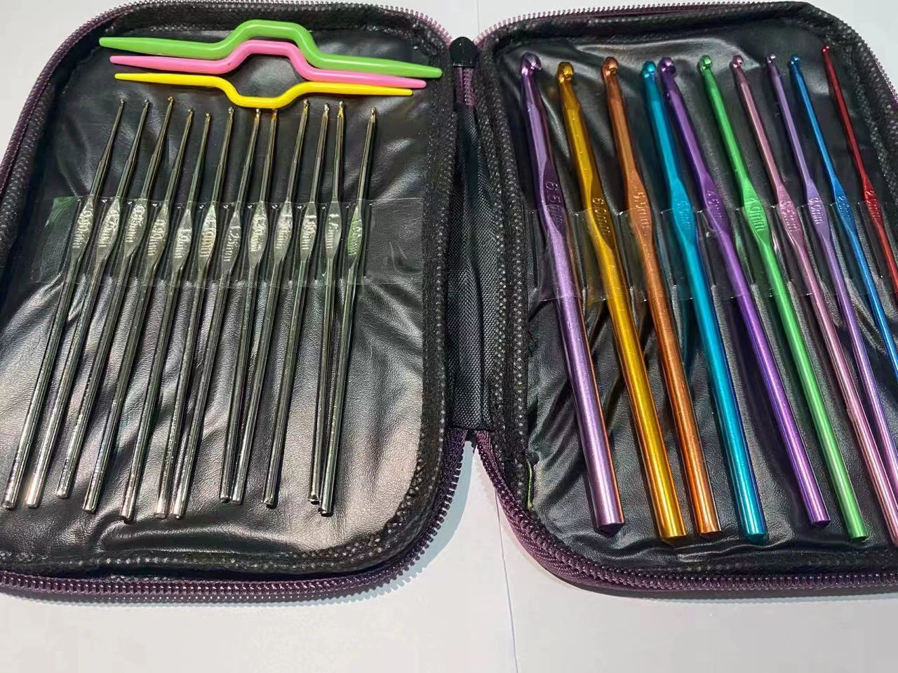 Заводской прямой вязаный крючком костюм из оксидного металла из нержавеющей стали цвет из алюминиевого сплава костюм 22 шт. В комплекте