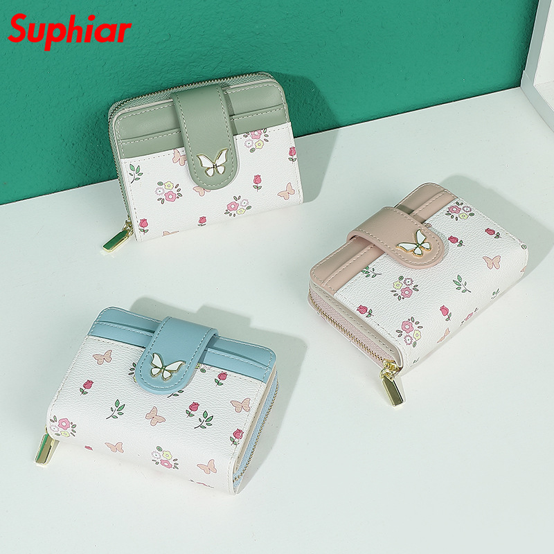 Promoción explosiva alta sensibilidad pu billetera portátil bolsa de tarjetas de moda bolsa de cambio adorable bolsa de bolsa para mujeres