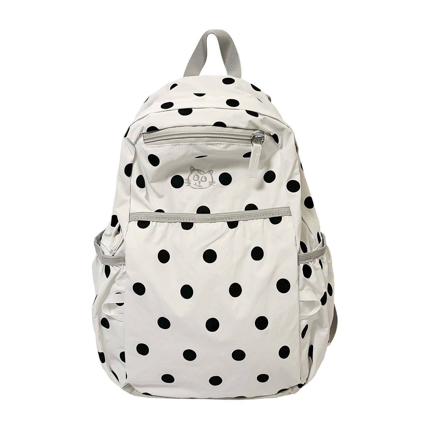 2026 New Cross-Border Style Bag, Commuter Backpack, Women's Polka Dot Simple Style Backpack, Student School Bag, Women's Bag