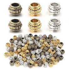 复古锌合金扁珠三层圆环隔珠diy手工制作手链项链饰品配件材料