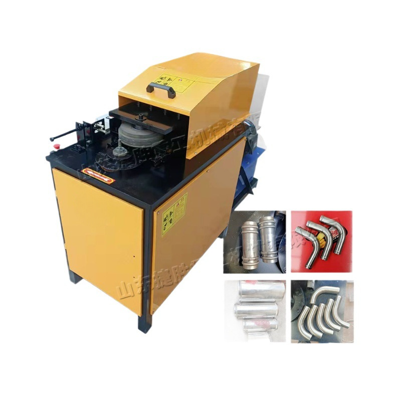 Máquina de elevación hidráulica de tubería redonda para conexión de tubería de toque equipo de procesamiento de impresión de tubería redonda pequeña máquina de elevación de tubería de flexión