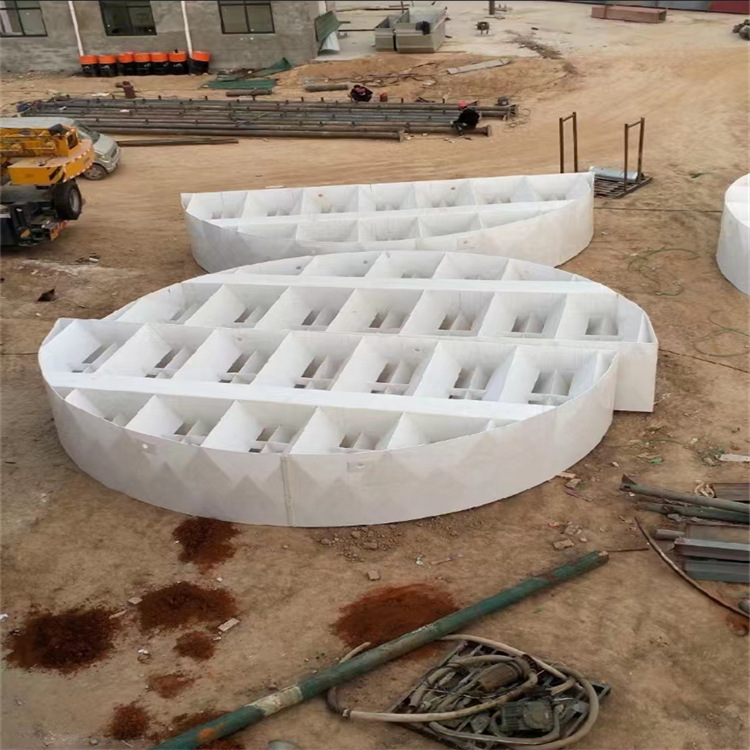 三门峡厌氧三相分离器 废水处理厂PP 溢流堰 污水气固液分离