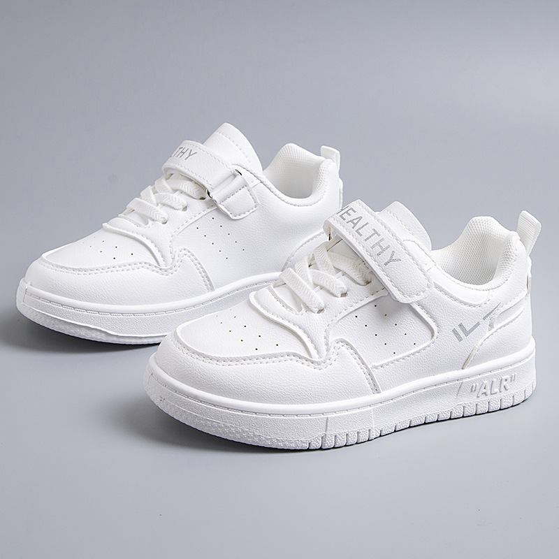 Campus White Shoes 2026 New Spring and Autumn Student Boys' Lightweight Soft-Soled White Sports Sneakers Girls' Shoes