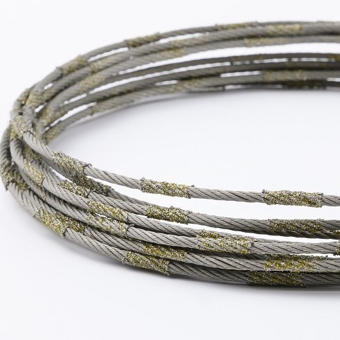 环形半镀线 Ø1.5mm，Ø1.8mm 砂线、金刚砂线、金刚石砂线