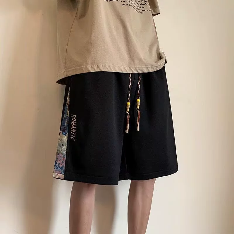 Американские уличные мужские и женские свободные прямые повседневные брюки, летние модные универсальные шорты нового тренда