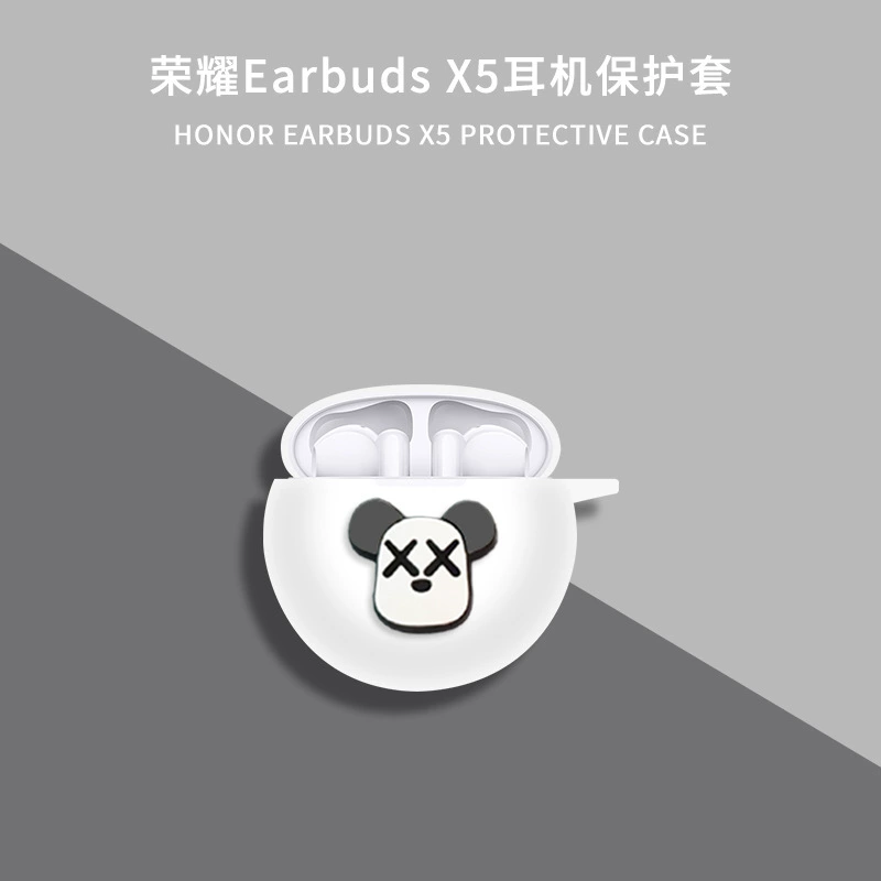 Совместимые силиконовые мультфильмовые наушники Huawei, Honor, защитный чехол, x5, x5, Bluetooth