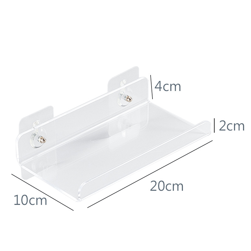 Estantería de acrílico imagen libro rack ponche-libre periódico y revista decoración de la pared colgante de pared ins creativo estante de exhibición transparente