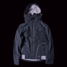 德国订单尾货男装户外反光夜视防风防水软壳工装加绒夹克