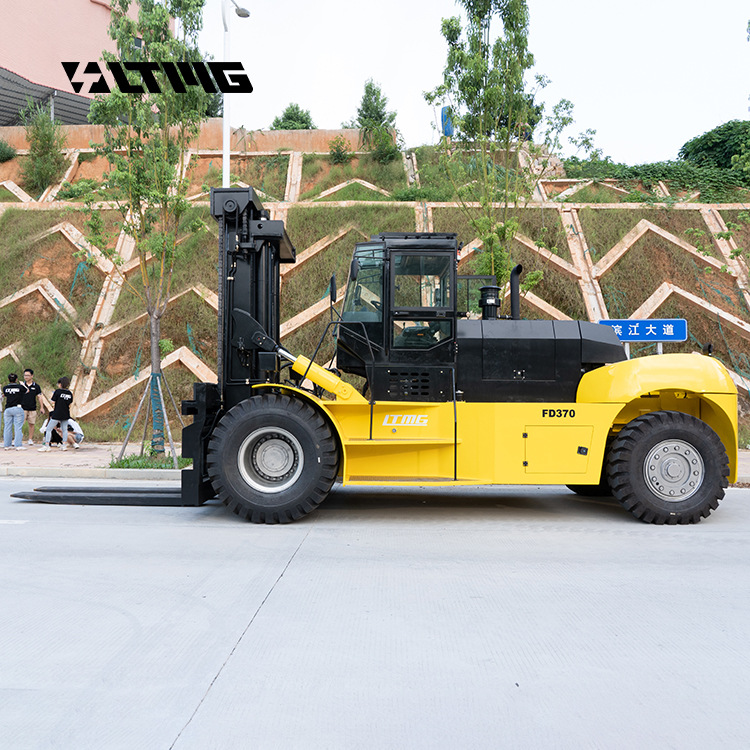 柴油叉车大吨位37吨 大型内燃叉车座驾式重型大马力港口叉装车