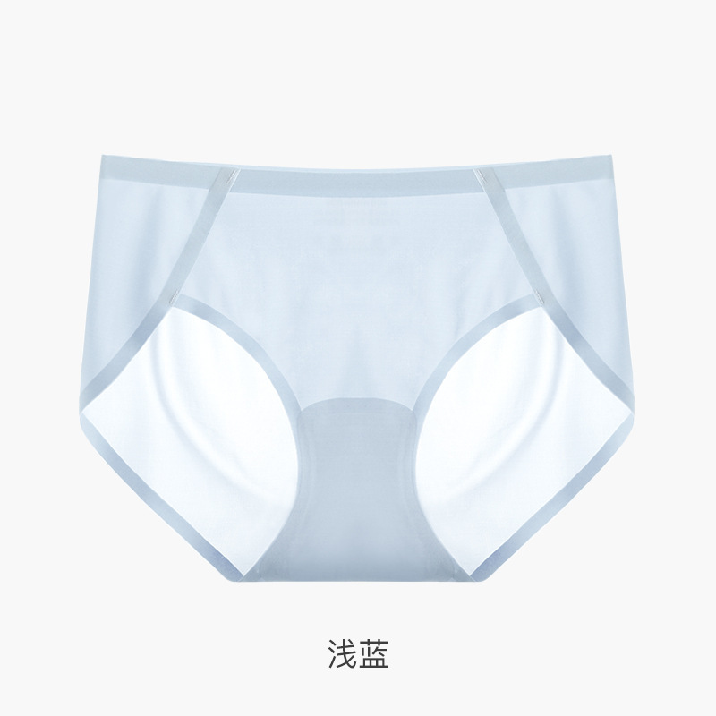 超薄無痕下着女性氷糸抗菌绢糸里股三角パンツ女性運動半ズボン女子底ズボン夏|undefined