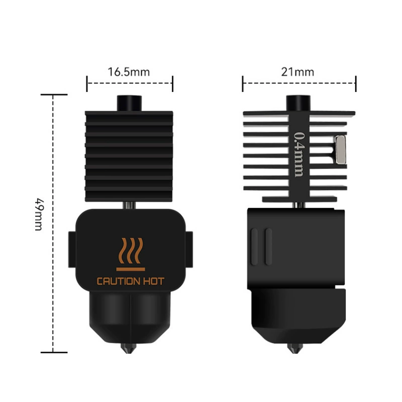3D printer accessories Bambu Lab Tuozhu A1/A1mini thermalized steel nozzle extruded first silicon glue sleeve