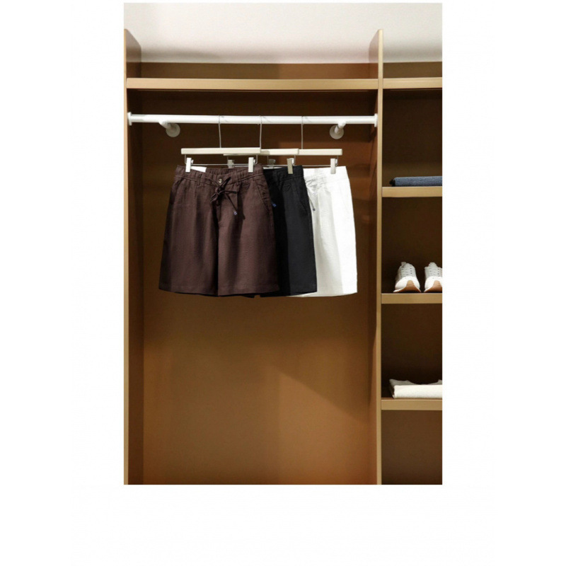 100% French Rain Dew Linen! Italian-Style Gentleman's Wear~Italian Old Money Style Summer Men's Soft, Breathable, Loose Shorts