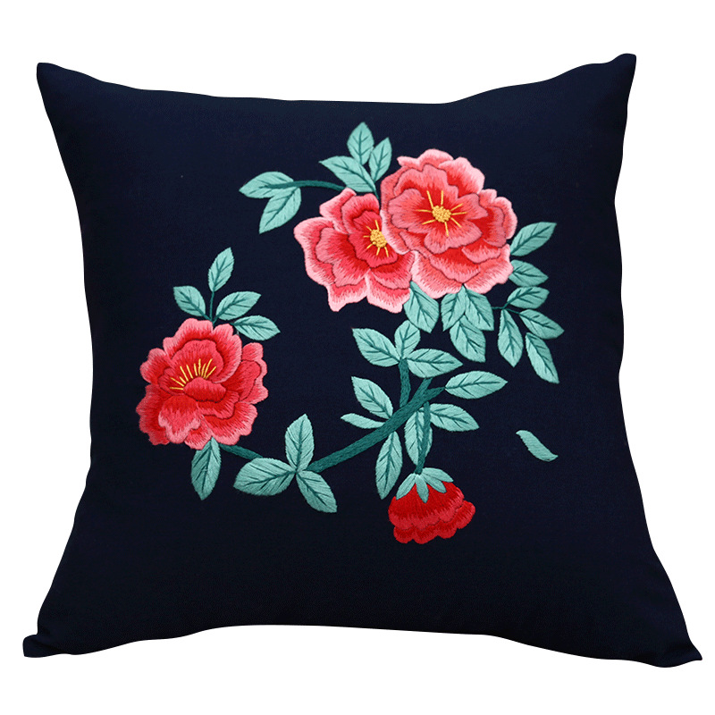 Principios de la primavera nuevo bordado tridimensional hecho a mano DIY material almohada edredón cinta bordado Oficina sofá cojín del coche