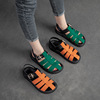 Shanghai summer new pattern Flat bottom Low Sandals Rome wind Cotton and hemp Webbing Velcro Sandals ventilation comfortable