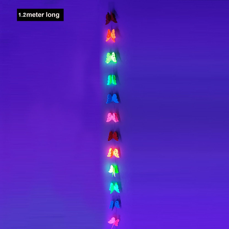 5 Roll UV Blacklight Reactive Tape Fluorescent Cloth Tape