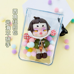 泡マットブラインドケース収納バッグ透明pvc日焼けバッグ掛け袋ミニかわいいins風展示散歩バッグ