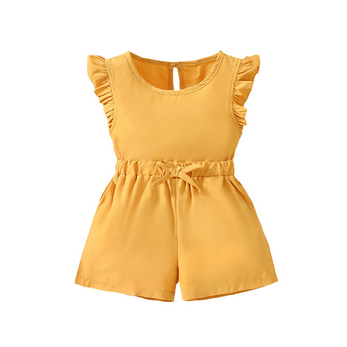 EW Children's Clothing: Clearance Set of 2 for Girls (Toddler/Preschooler) - Spring/Summer Lace Camisole Top + Short Pants - Item TZ544-A