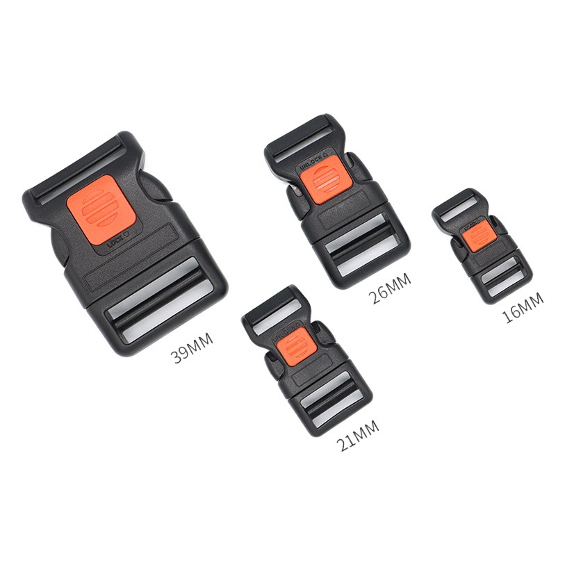 Pet Collar Harness Safety Buckle, Single-Pull Plastic Buckle, Button Lock, Adjustable Buckle, Wear-Resistant Pom