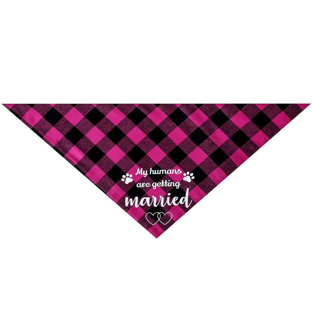 Suministro directo de fábrica en stock algodón transfronterizo mascota perro bufanda boda toalla triángulo saliva toalla impresión al por mayor