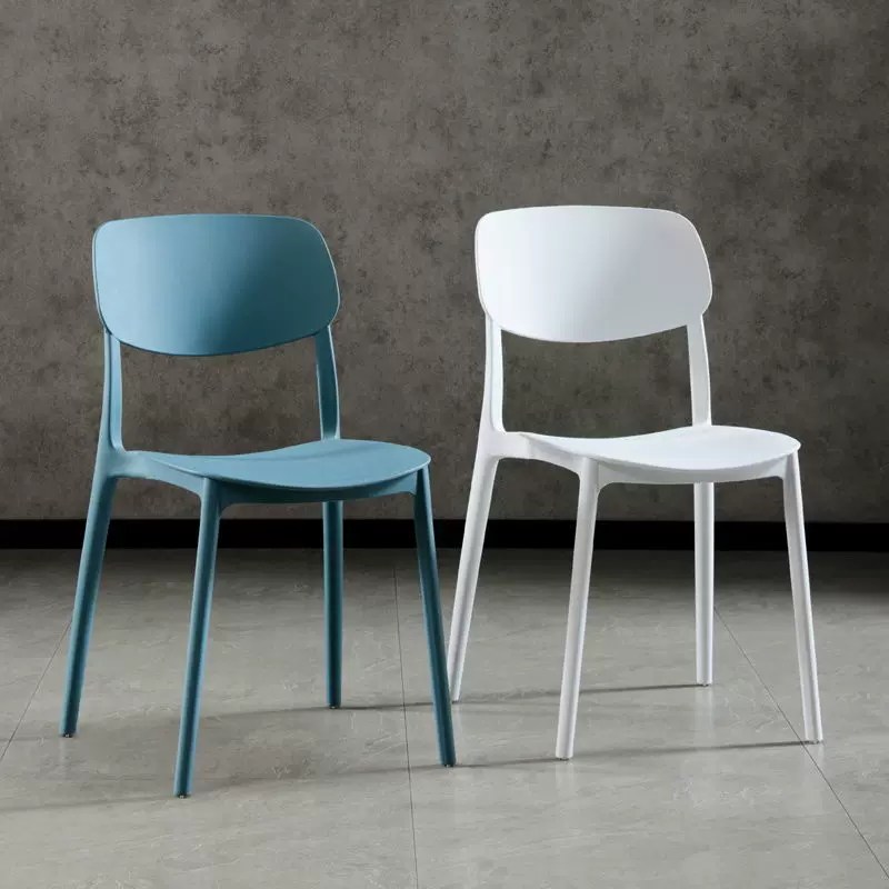 塑料椅子家用靠背加厚北欧餐厅靠背椅餐桌商用餐椅现代简约凳子