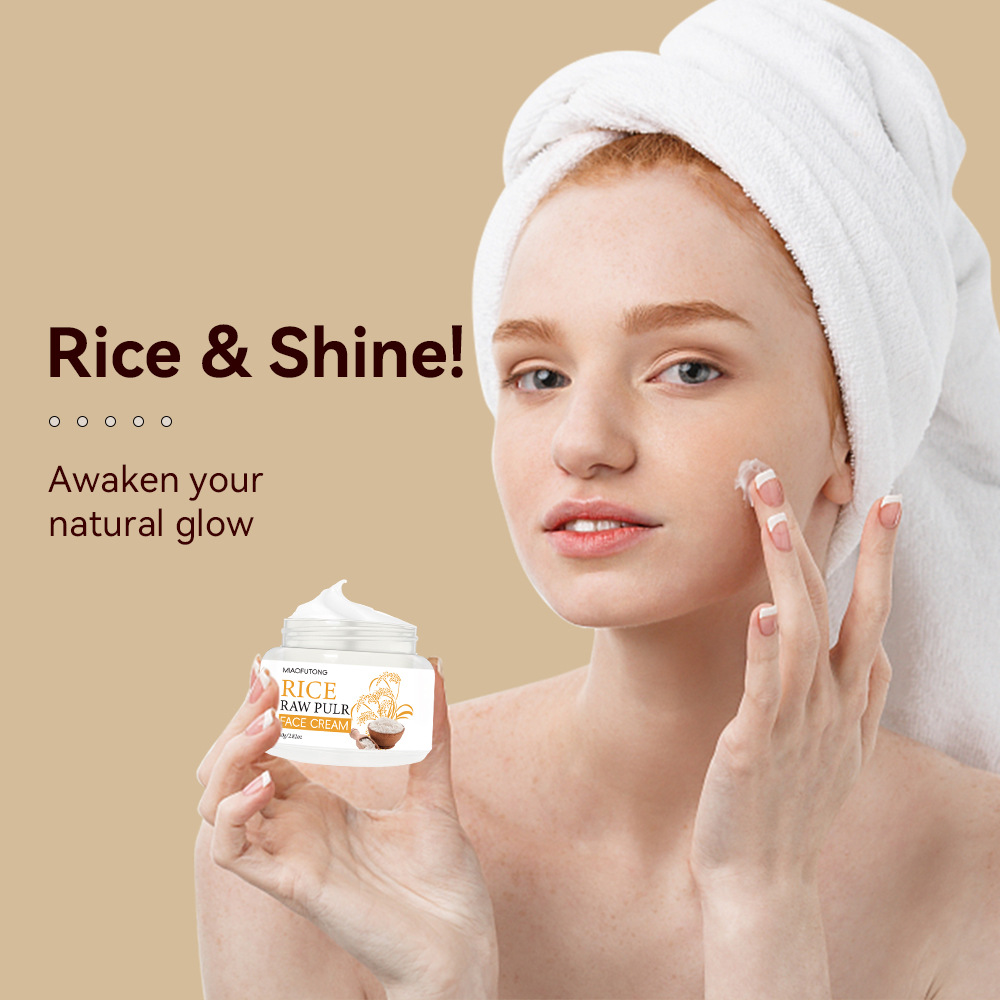 Cross-border Full English Face Cream Rice Proto Cream Moisturizing and Hydrating Skin Care Products Moisturizing Cream