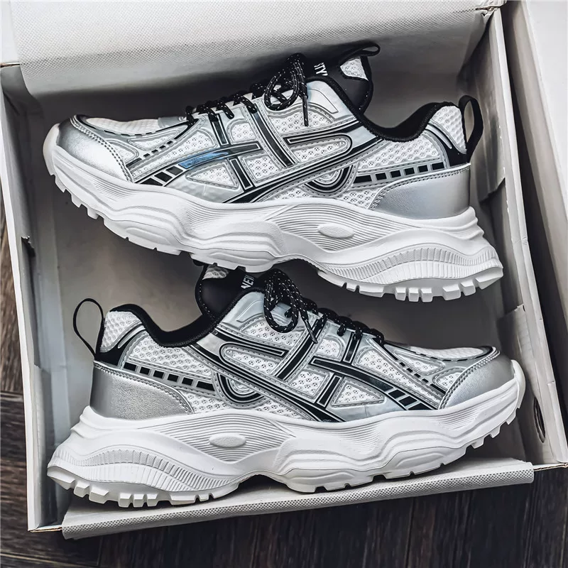 Sports footwear, high shock-absorbing shoes for leisure, trend of season, soft sole, for running