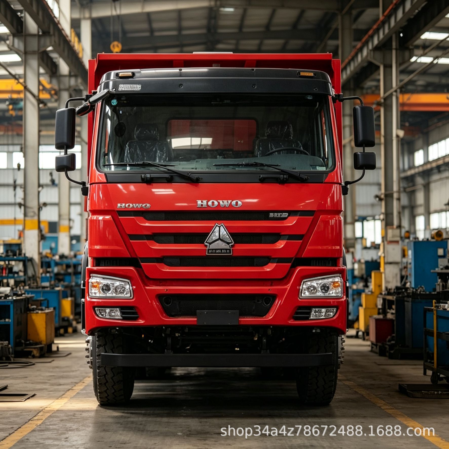Cross-Border Trade: Sinotruk Rear-Dump Dump Truck, 6X4 Dump Truck, Howo Rear-Eight-Wheel Dump Truck, Soil Dump Truck