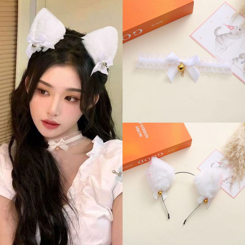 コスプレかわいい猫耳ベルヘアフープロリータ帽子猫耳甘いメイドヘアフープ在庫あり|undefined