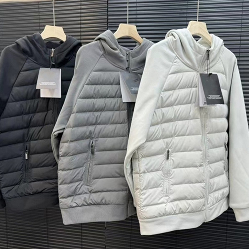 2024 trend new D home stitching cotton-padded jacket for men and women with thin comfortable casual versatile light jacket coat 2024 trend new D home stitching cotton-padded jacket for men and women with thin comfortable casual versatile light jacket coat