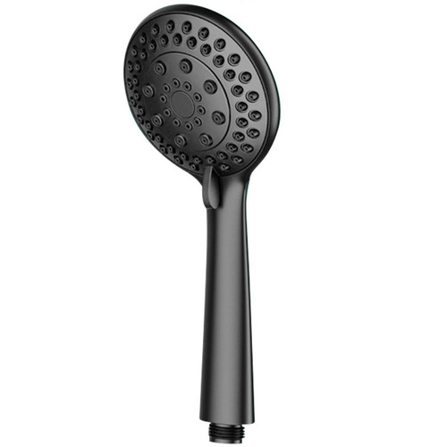Black five-speed supercharged shower filter large water outlet shower head bathroom bath shower household universal bath heater
