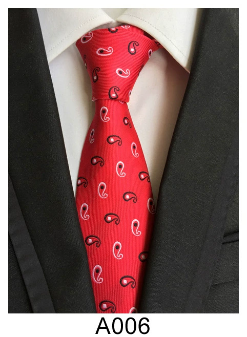 Men's red tie, classic suit, 8cm, 6cm, 5cm