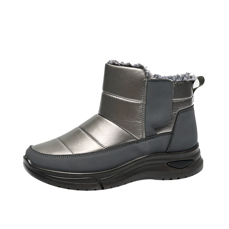 Winter keep warm fleece boots with down, shoes for leisure for mother