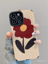 适用苹果16华为vivo小米oppo红米荣耀iPhone15手机壳11皮纹油画涂