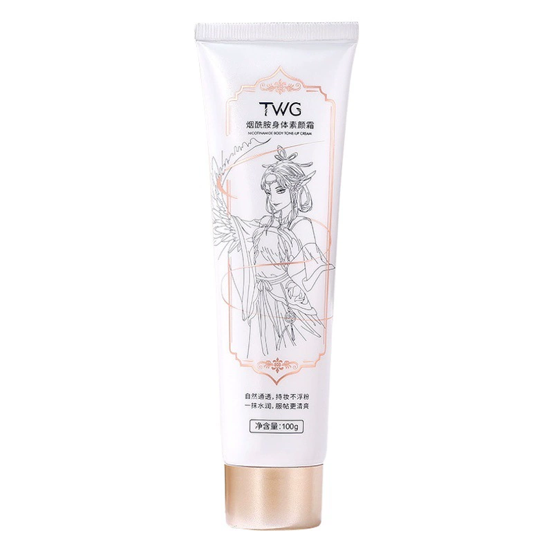 TWG крем для тела с ниацинамидом 100 г Увлажняющий и увлажняющий крем для ленивого тела