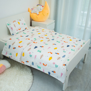 Category a Kindergarten Pure Cotton Gauze Skin Friendly Summer Quilt Three-Piece Set Early Education Institution School Dormitory Nap Six-Piece Set