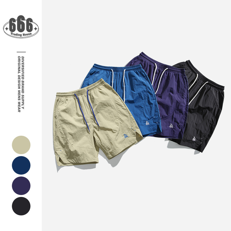 UNDREST Summer Outdoor Sports Quick-drying Shorts Men's Loose Casual Trendy Brand Beach Pants Four-quarter Pants DK12