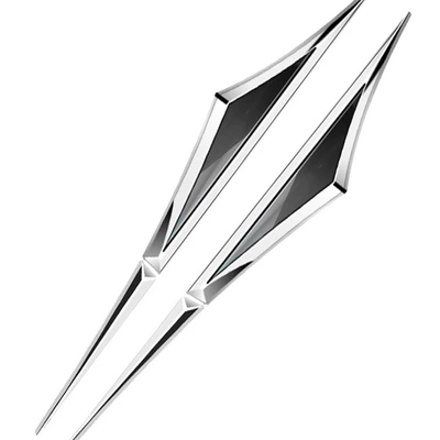 Şüşə kənarı xromları/moldingləri — metal 3D blade blade fender