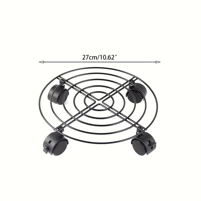 5-ring flower stand + 2 brakes + 2 ordinary wheels