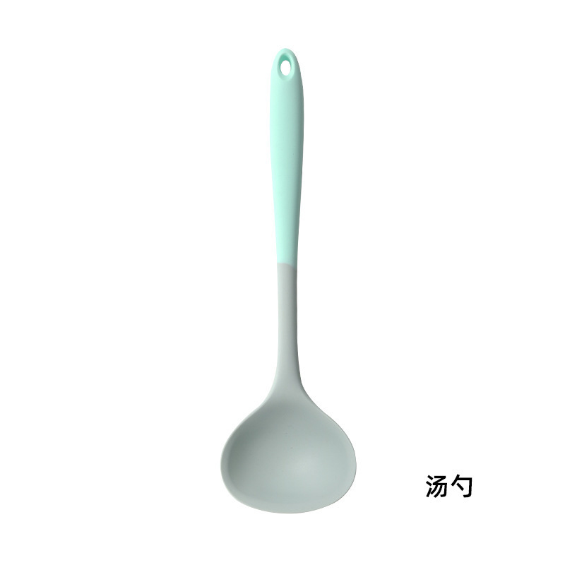 회색 녹색 실리콘 스푼