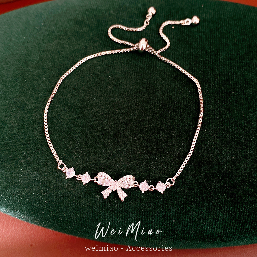 Zircon geométrico pulsera de arco ligera de lujo nicho pulsera de alta sensación temperamento simple diaria joyería al por mayor image 4